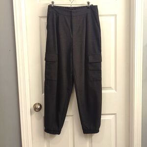 Tweed cargo joggers